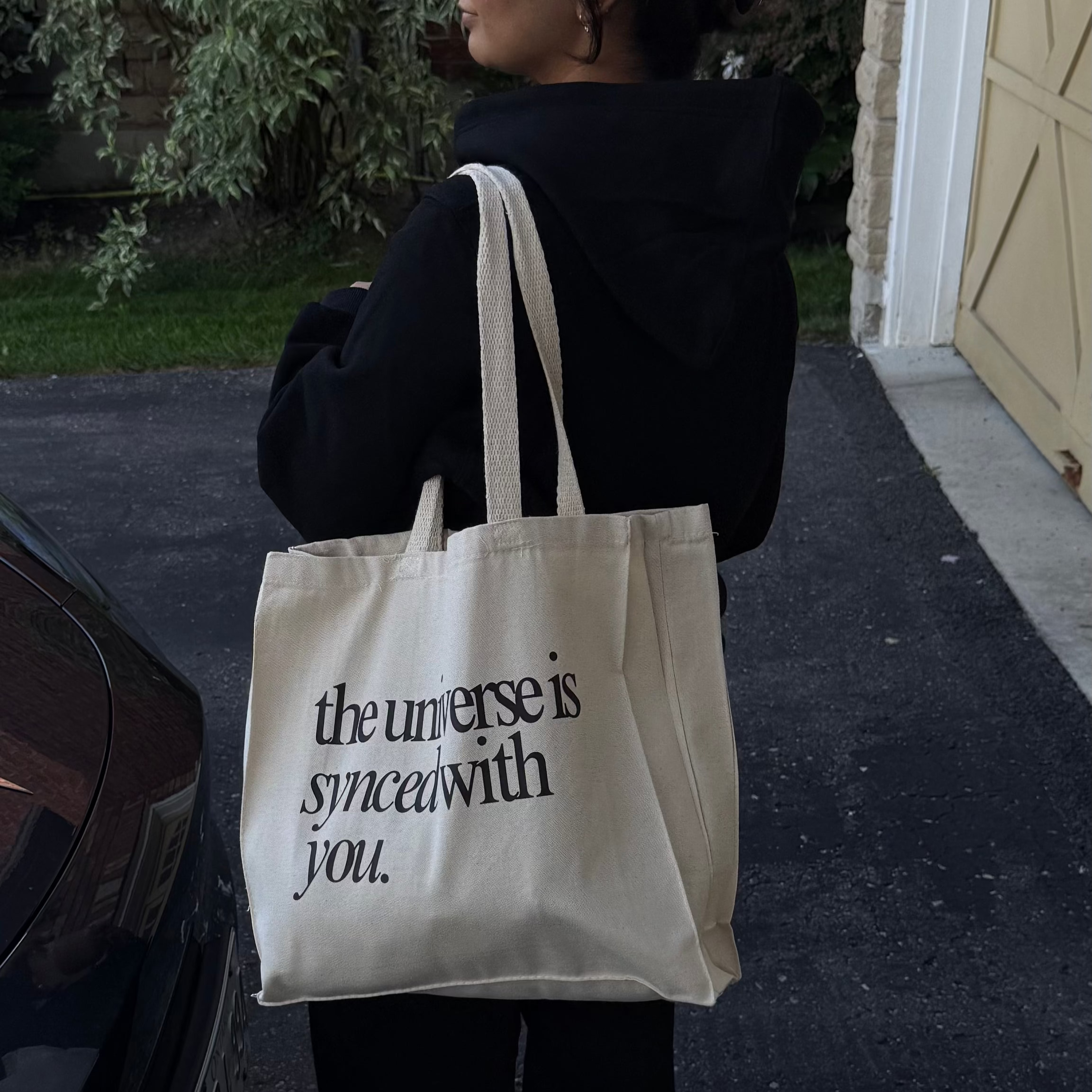 The Universe is Synced with You - Expandable Tote Bag (NEW)