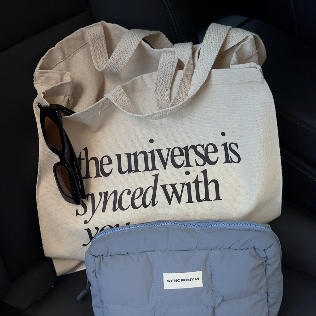 The Universe is Synced with You - Expandable Tote Bag (NEW)