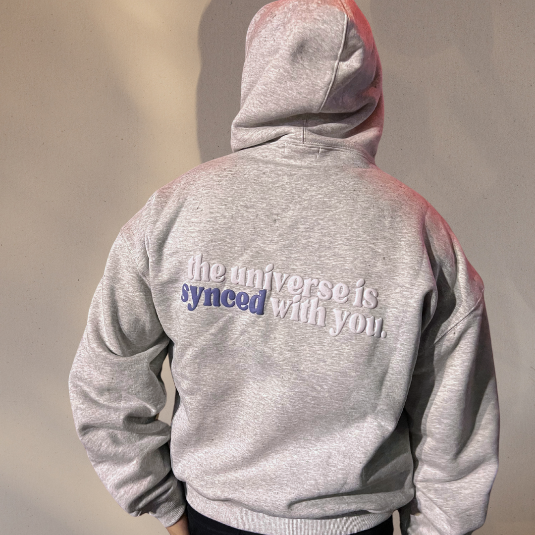 Synced with you CLOUD GREY Hoodie