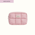 Flamingo Pink Puffer Mini Pouch