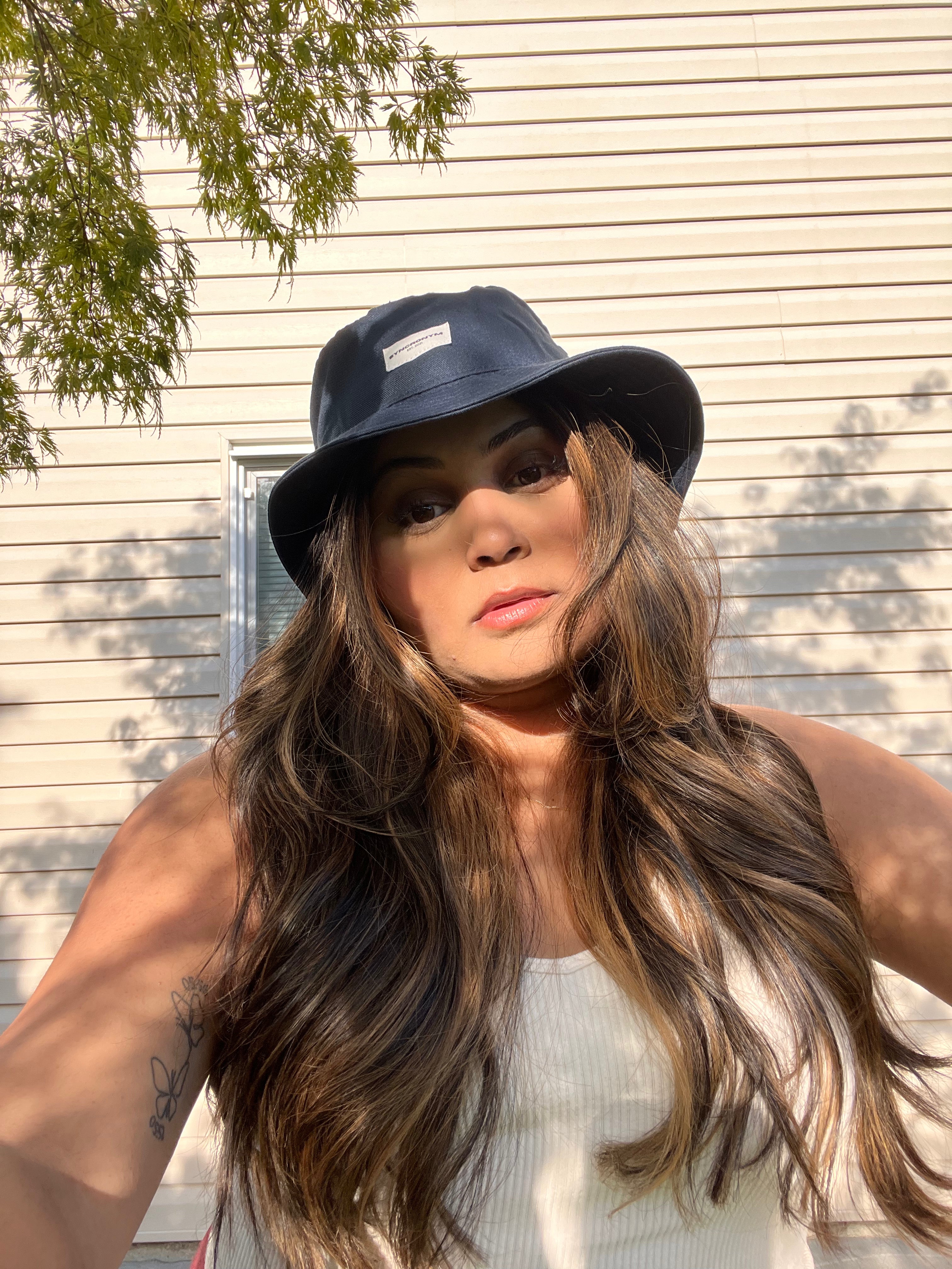 Anchor (Navy Blue) Bucket Hat