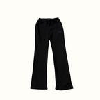 Midnight Black Flared Joggers - Womens