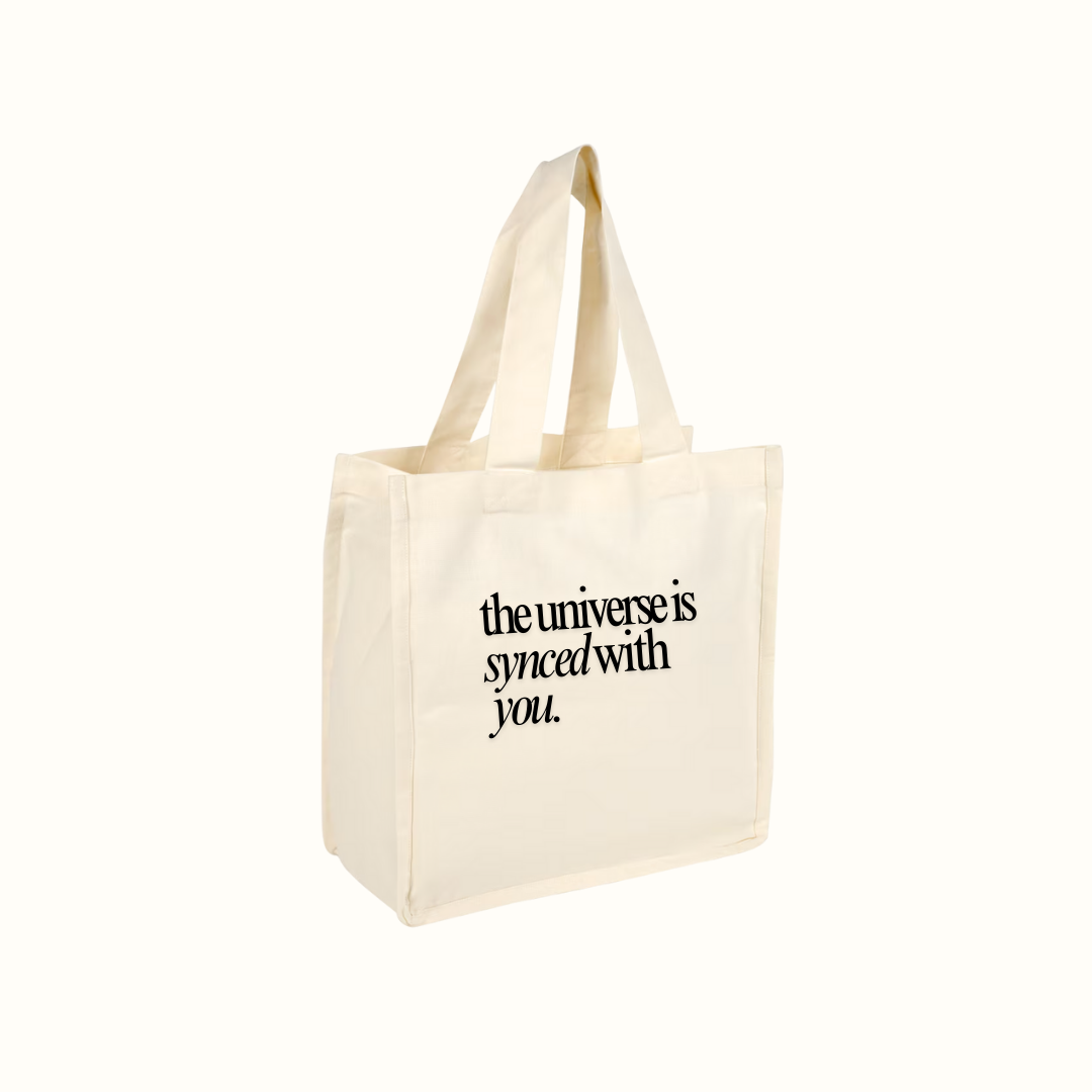 The Universe is Synced with You - Expandable Tote Bag (NEW)