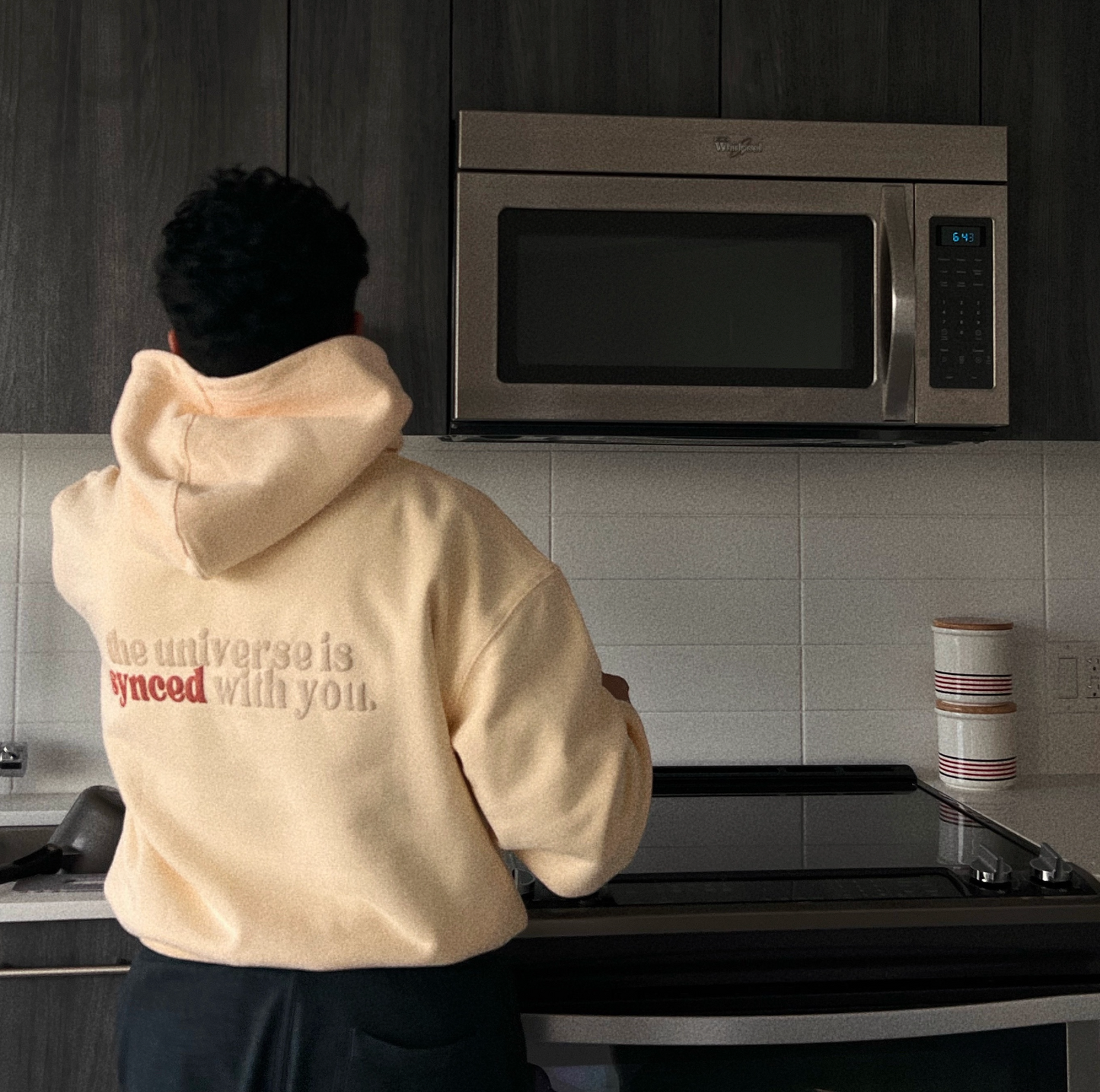 Synced with you BUTTER CREAM Hoodie