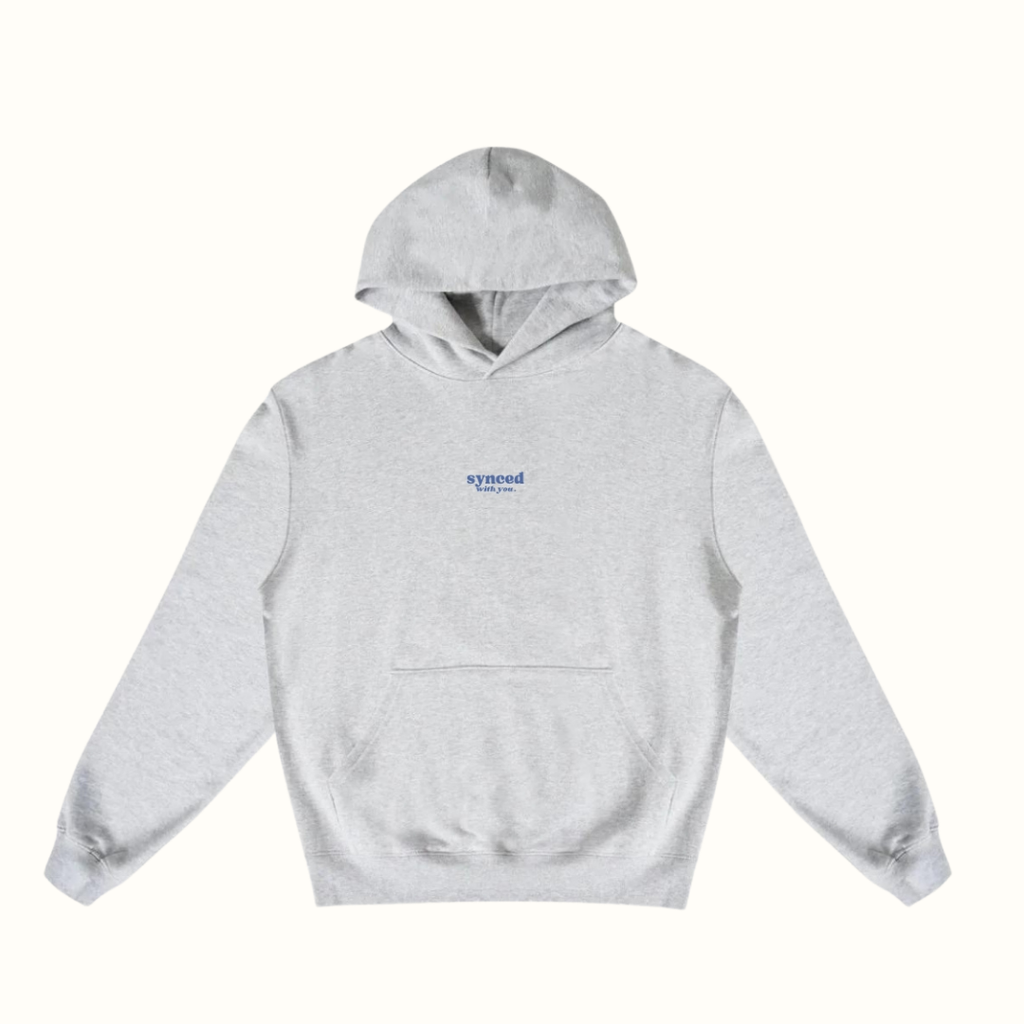 Synced with you CLOUD GREY Hoodie