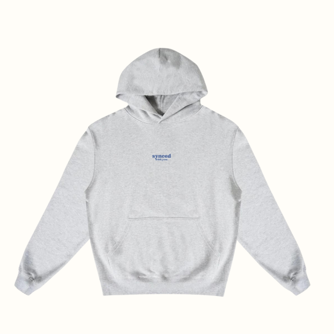 Synced with you CLOUD GREY Hoodie